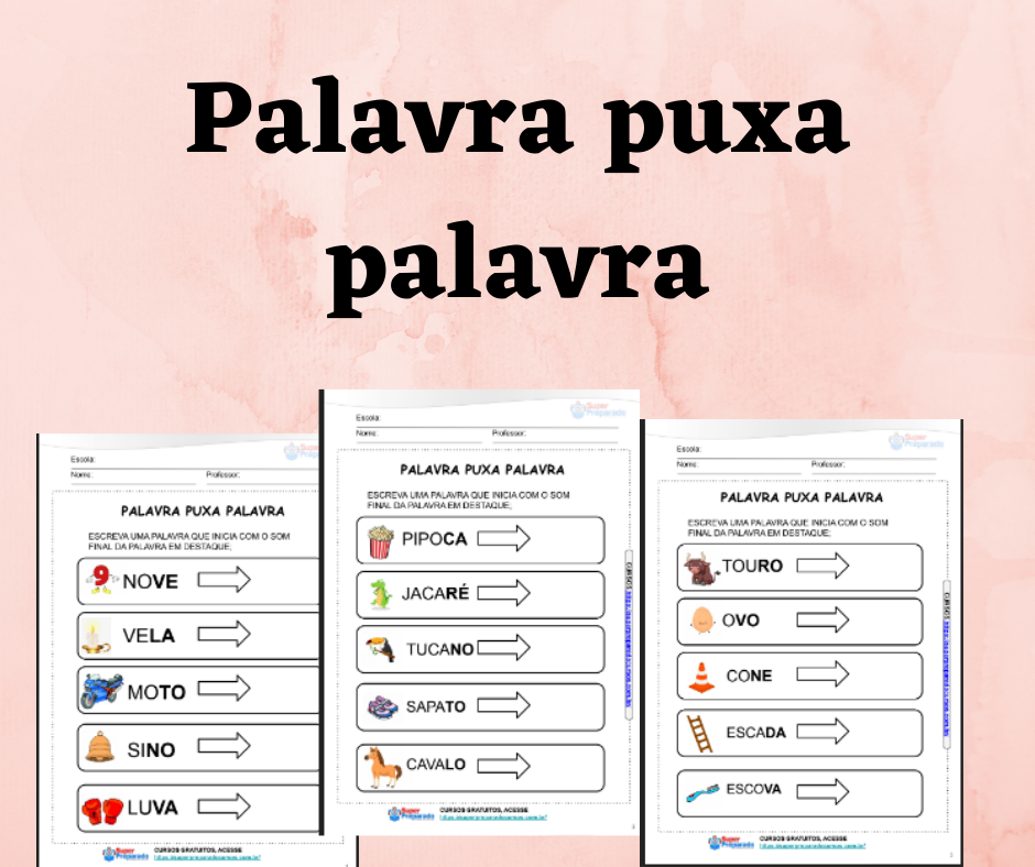 Palavra puxa palavra - Professor Preparado