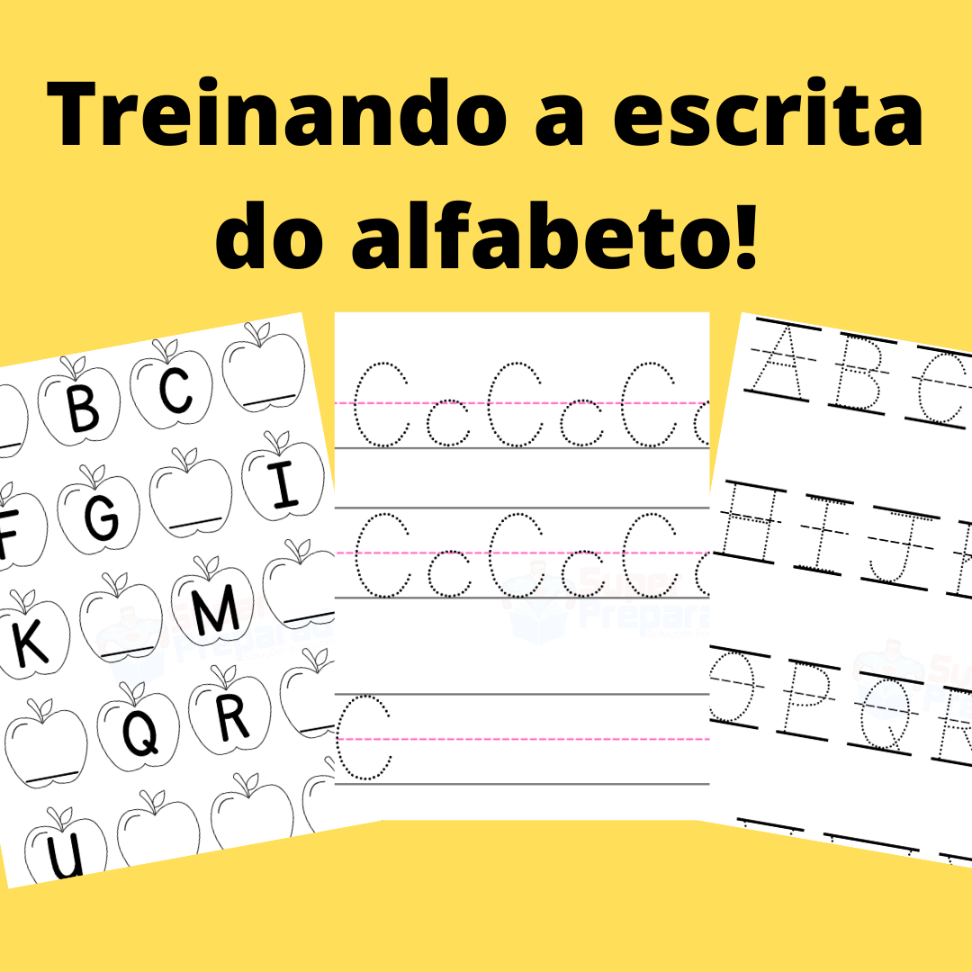 Treinando a escrita do alfabeto - Professor Preparado