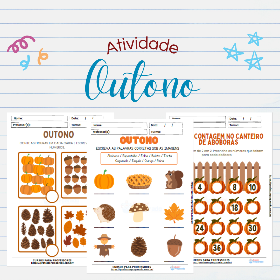 Atividade Sobre Outono Professor Preparado